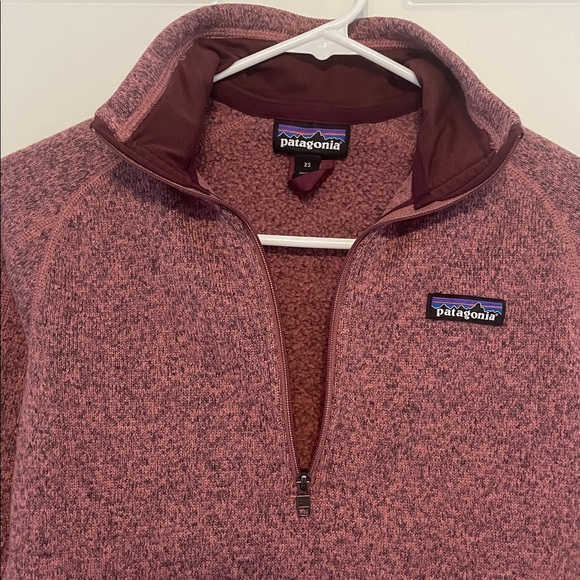 Women’s Patagonia Burgundy Better Sweater 1/4 Zip - Picture 7 of 15